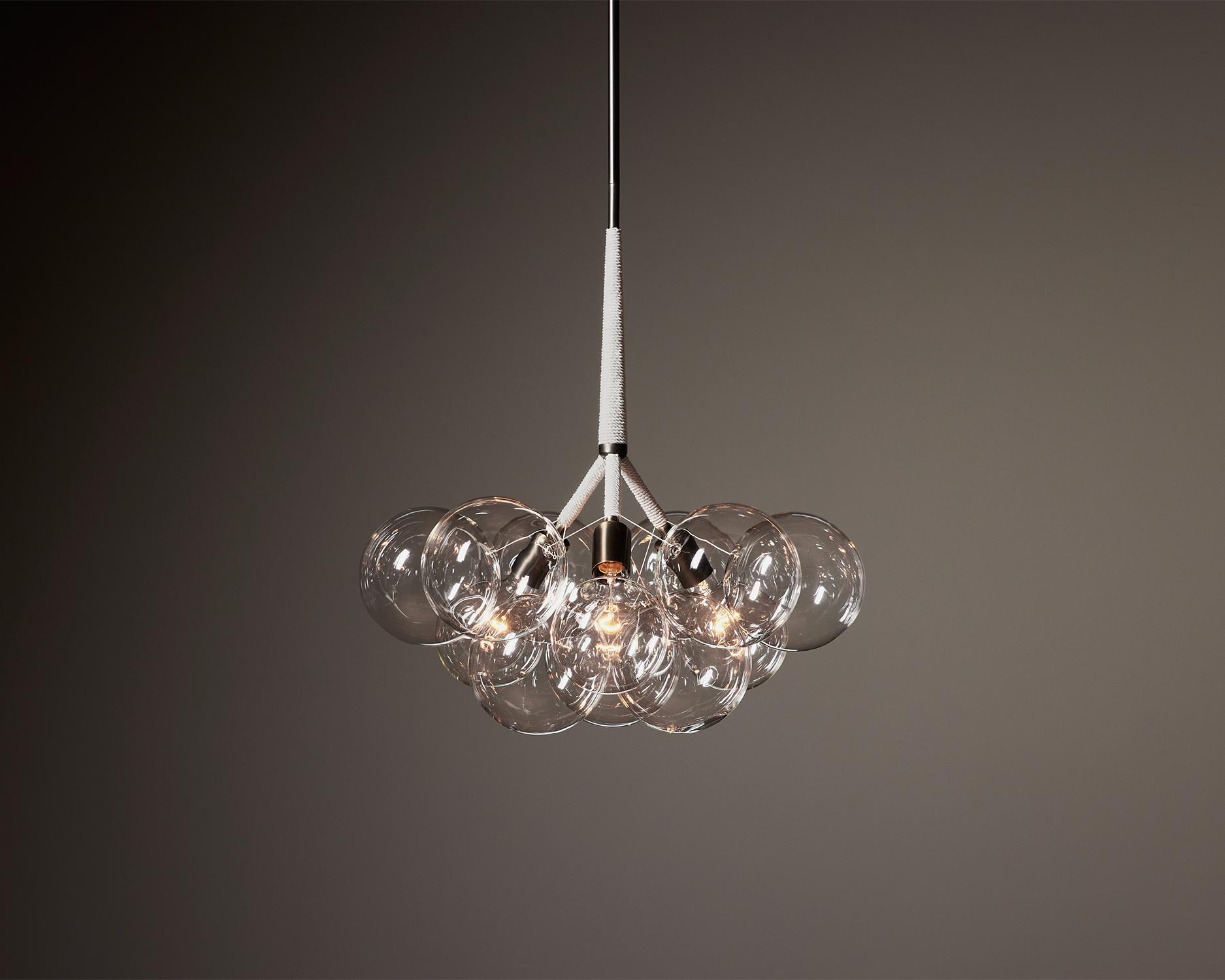 Large bubble deals chandelier