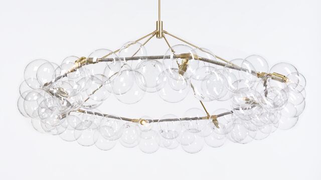 pelle's wreath bubble chandelier lighting fixture