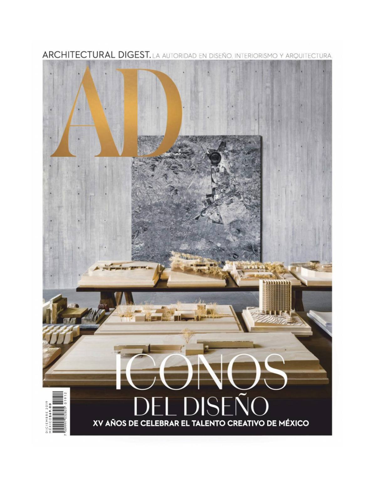 Cover of AD Mexico December 2019 issue