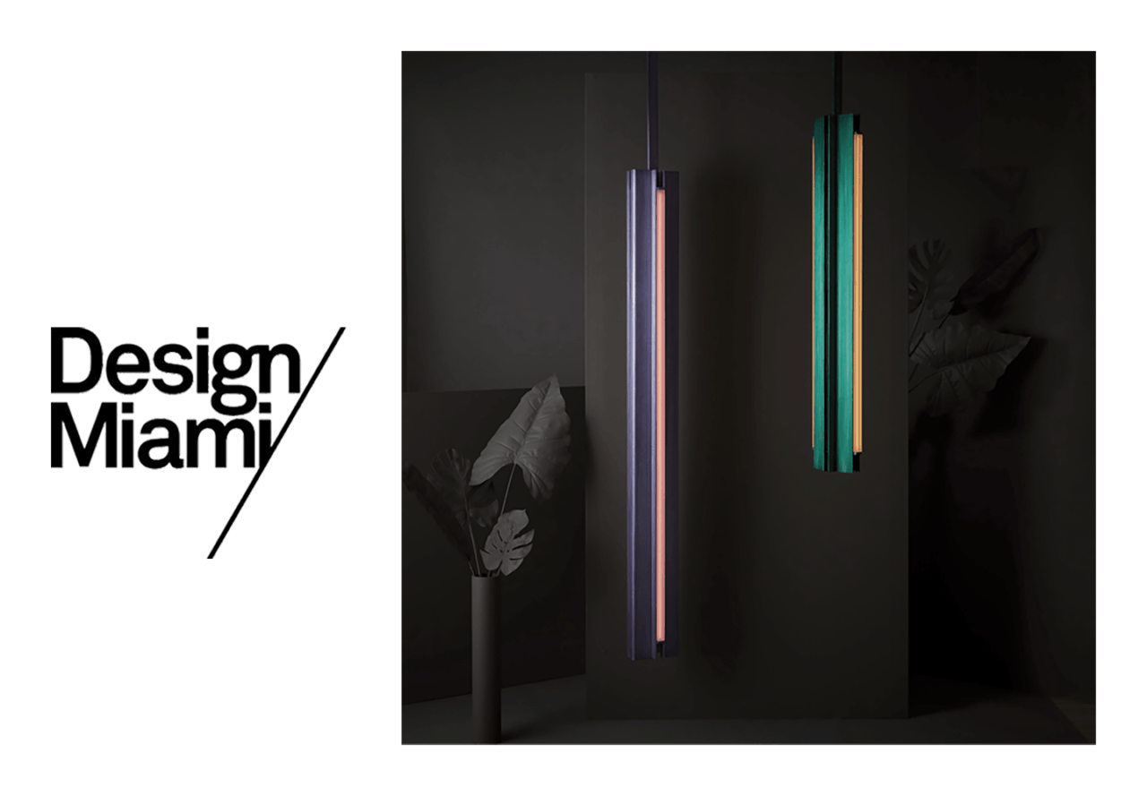 Design Miami logo with an image from the article