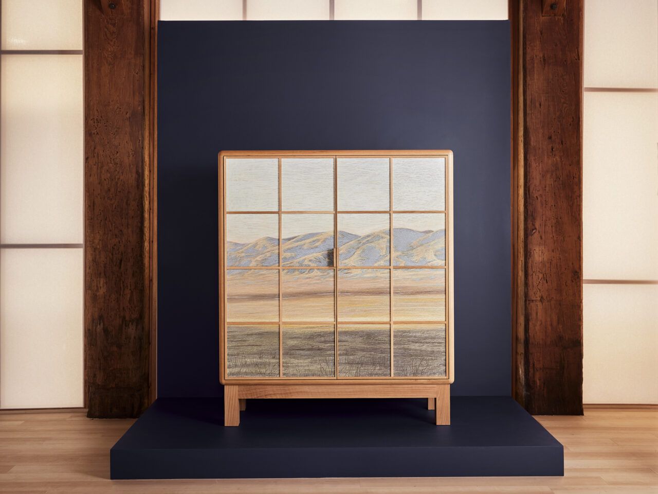 Pelle Carrizo Cabinet