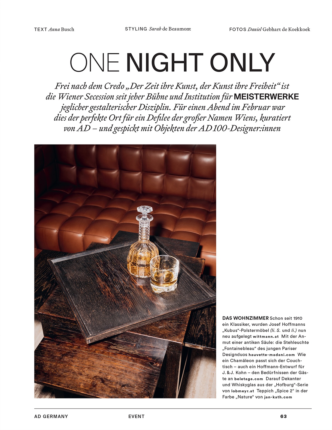 Page from AD Germany May issue